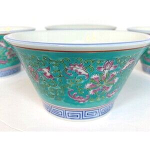 Vintage LJ Japan Hand painted Bowls Set Of 4